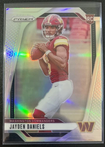 2024 Panini Prizm Jayden Daniels #347 Silver Prizm Rookie RC Commanders