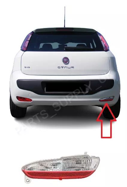 Fiat punto rear bumper lights deals