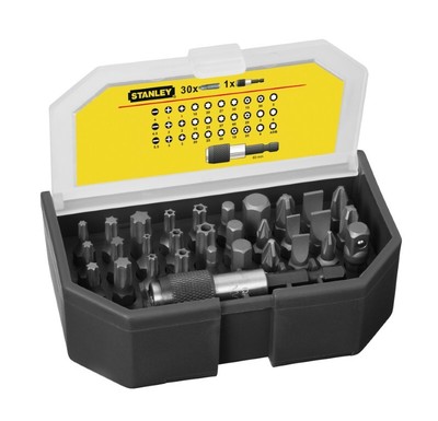 Stanley Bit-Satz 14 Zoll 25 mm 31-teilig mit magnetischem Bithalter 1-13-903