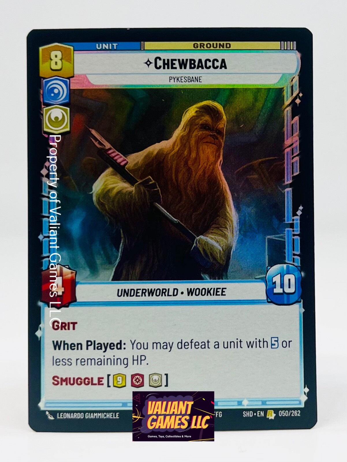 Star Wars Unlimited Chewbacca #050 Foil Shadows of the Galaxy