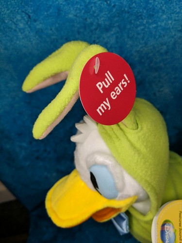 Hallmark Easter 14" DONALD DUCK Don't Pull My Ears Plush Dances Sings tested - Picture 3 of 3