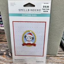 Spellbinders Paper Arts Cutting Dies SPECIAL PET DELIVERY Dog Christmas S4-1216