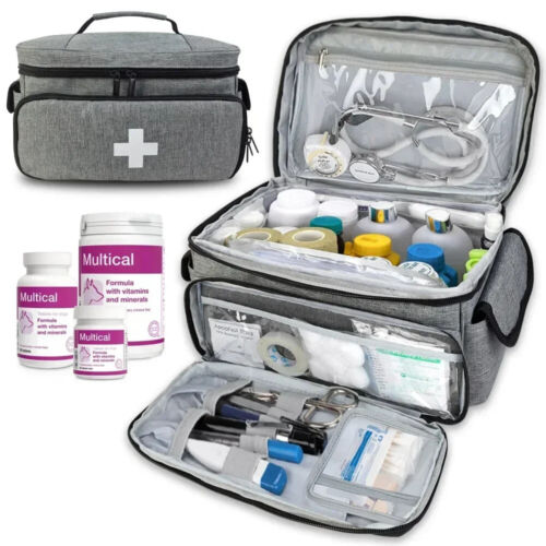 Home Medical Carry Bag Multifunctional Storage Organizer Layered Medicine Boxes