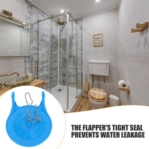  4 Pcs Drain Valve Rubber Plug Toilet Flange Extender Kit Flapper - Foto 12 di 12