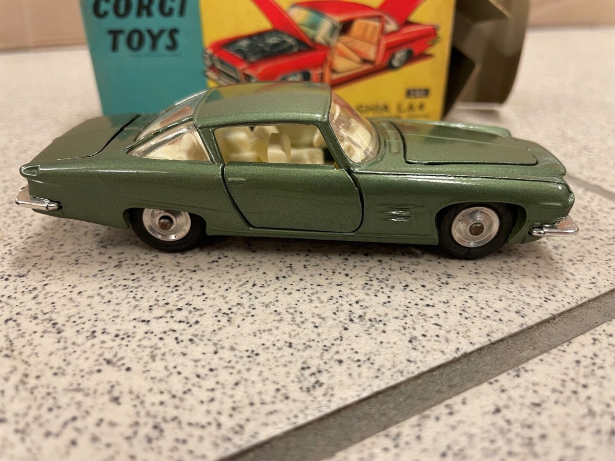 Corgi 241 Ghia L 6.4 Mint In Original Box - Green w/Ivory Interior