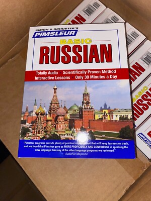 NEW Pimsleur Russian Basic Course  Level 1 Lessons 1-10 CD Learn to Speak