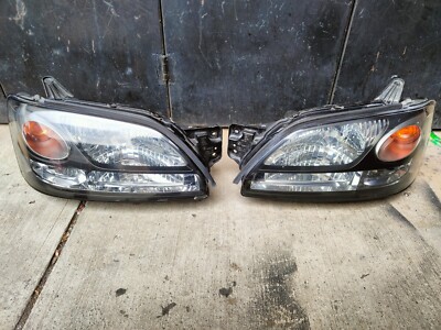 FACELIFT JDM Subaru Liberty B4 BE5 Legacy BH5 BH9 SCHWARZ OEM HID Scheinwerfe...
