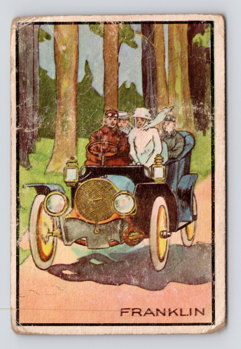 Vintage 3D 1953 Franklin Antique Autos Bowman Card No. 14 | eBay