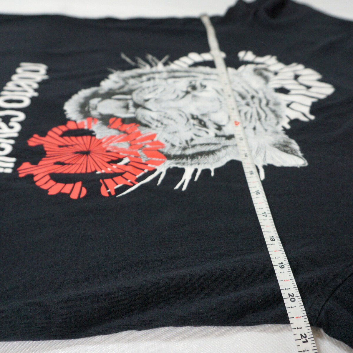 Roberto Cavalli T-Shirt Mens XXL Tiger Graphic Logo Black | eBay