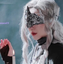 Dark Souls III Priestess Fire Keeper Eye Mask PU Eyemask Halloween Cosplay Prop