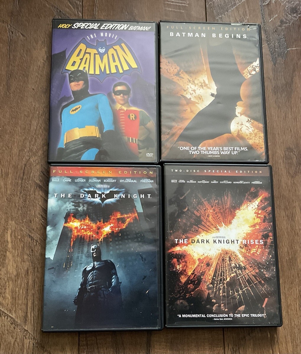 Batman Begins Watch Batman Bane Lot Of DVDs Movies: DC BATMAN
