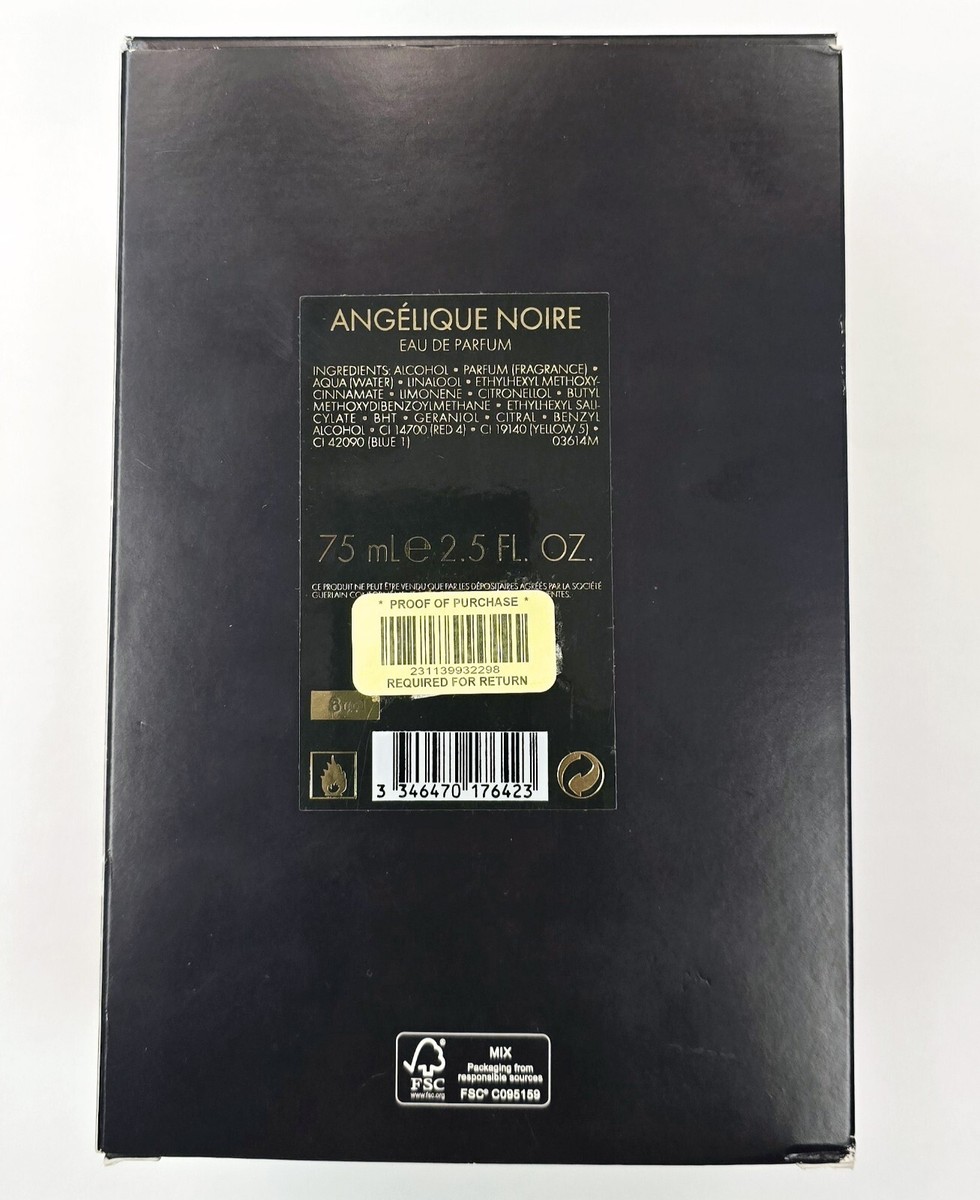 Guerlain Angelique Noire Vintage 6U01 75ml 2.5oz Brand New