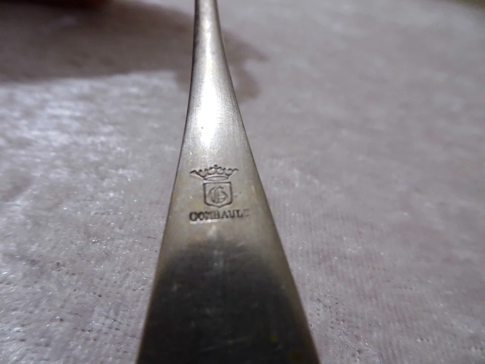 2 X Gombault Tenedor De Postre De Metal - Vintage - Imagen 2 de 3