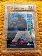 Ronald Acuna Jr. 2018 Bowman Chrome Trending Atomic Refractor RC SP 