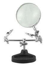 2x/ 3-1/2" Helping Hand Magnifier, Glass Lens, Blister Pack