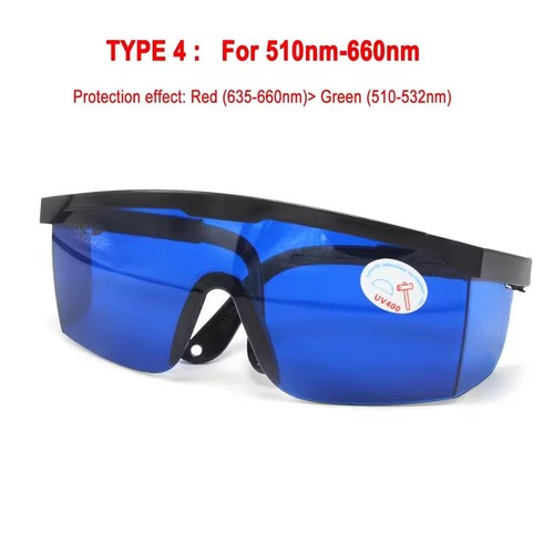 Schutzbrille für 405nm 450nm 532nm 650nm blau grün rot Lasermodul Schutzbrille - Bild 10 von 10