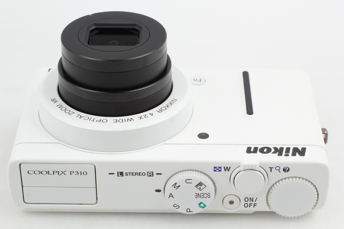 【 ジャンク品 】nikon coolpix p310 ホワイト EXC+5] Nikon COOLPIX P310 White 16.0MP Compact Digital