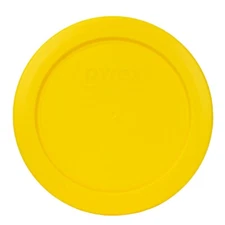 Pyrex 7200-PC Round Meyer Lemon Yellow Replacement Lid Cover
