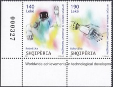 ALBANIA 2021 MNH Set complète Michel nº 3626/27 Robotics
