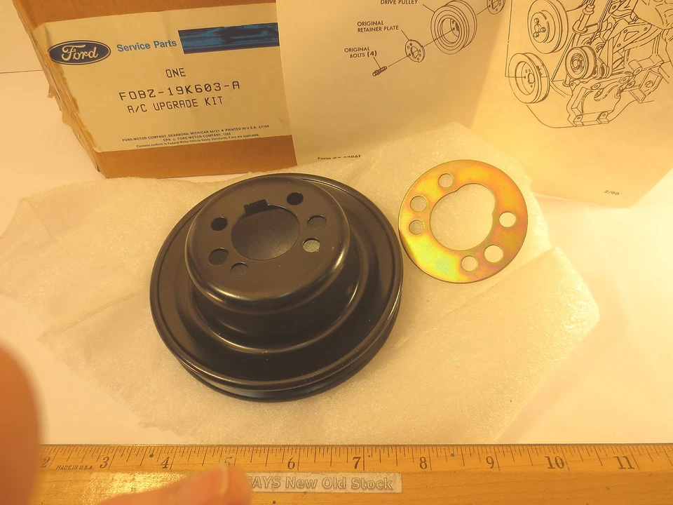 FORD 1990 FESTIVA "KIT DE ACTUALIZACIÓN DE AIRE ACONDICIONADO" F0BZ-19K603-A KIT DE AIRE ACONDICIONADO (PARA E8BZ-19B969-A) Foto 3 de 4