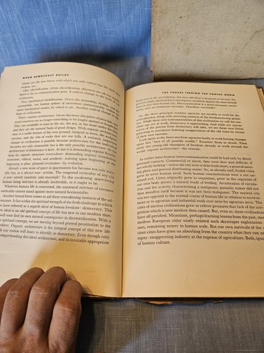 2 Vintage Frank Lloyd Wright Bücher Das natürliche Haus & Wenn Demokratie baut - Bild 11 von 16