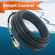 MAXKOSKO Roof Heat Tape - 80ft, Easy Installation, Protects Against Snow