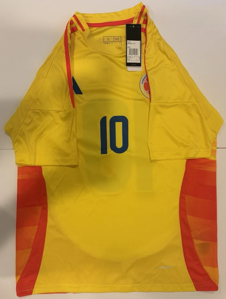 Leicy Santos Columbia Jersey Yellow Orange #10 Sz L Washington Spirit - Image 4 of 4