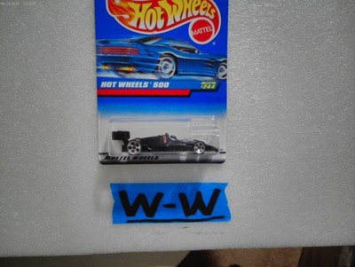 HOT WHEELS INDY RACE CAR 500 REAR ENGINE # 1 BLACK # 244 1:64 W-W