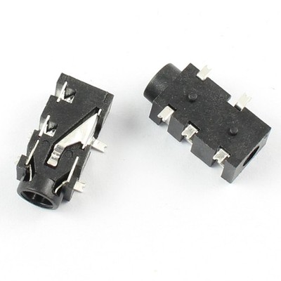 5pcs 3.5mm female audio connector 5 pin SMT SMD stereo headphone jack PJ327F #as