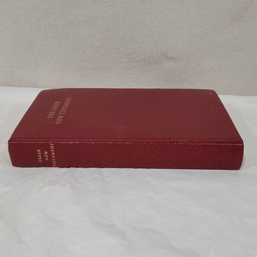 The Greek New Testament 1983 Leathersoft Cover 3rd Ed United Bible Societies - Picture 3 of 16