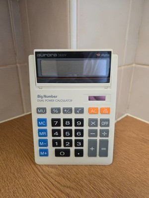 Aurora DB509 Big Number Dual Power Taschenrechner Desktop