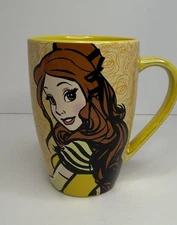 Disney Parks Princess Belle Beauty and the Beast Mug Yellow Large