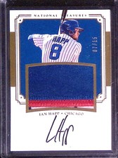 2017 Panini National Treasures #RJSV-IH Ian Happ Rookie Jersey Signatures   #/15