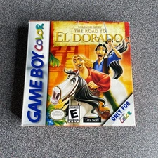 Gold and Glory The Road to El Dorado Nintendo GameBoy Color GBC CIB Complete