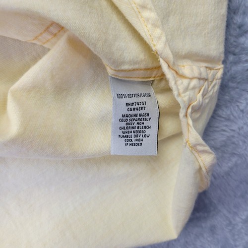 Bob Timberlake Mens Shirt Size XL Button Up Yellow - Picture 5 of 7