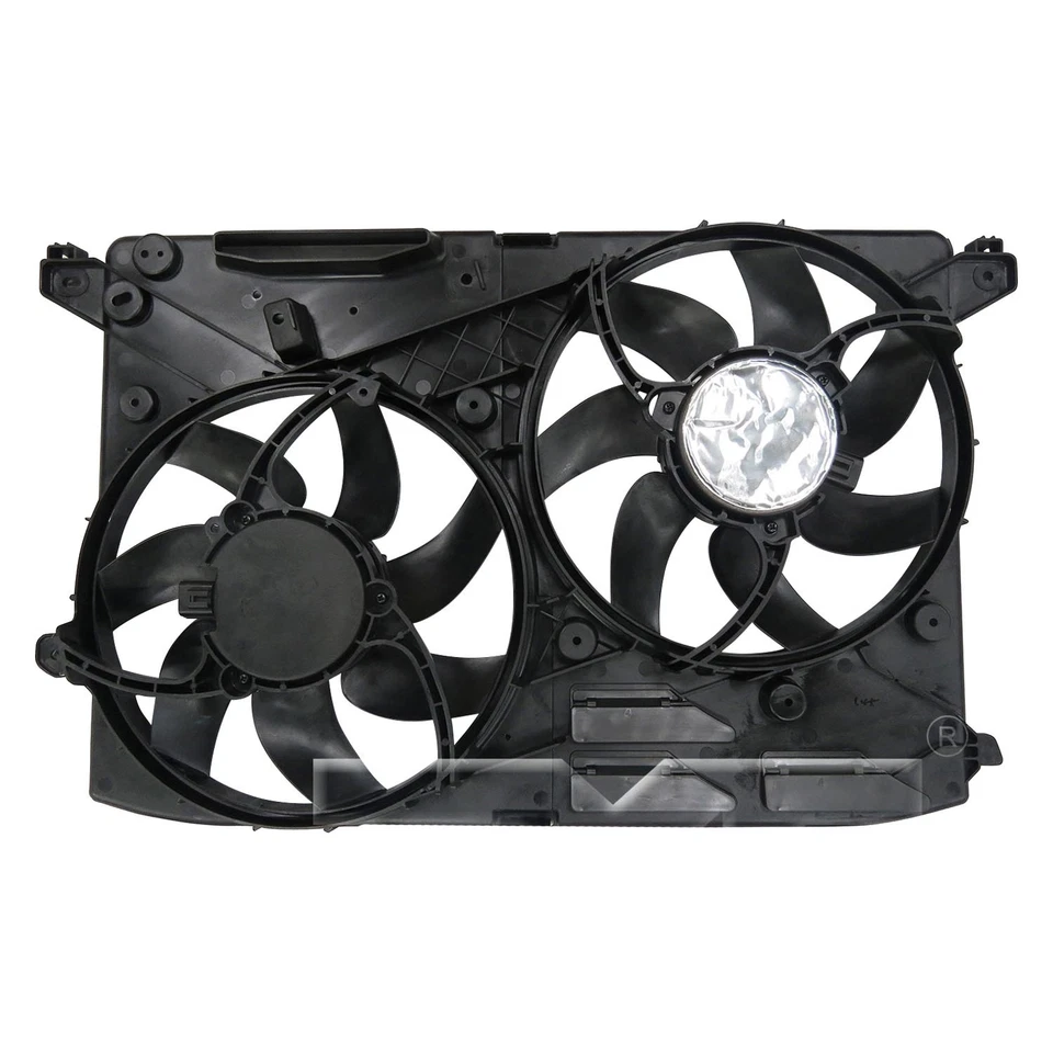 For Ford Fusion 2014-2017 TYC 623870 Dual Radiator & Condenser Fan Assembly Foto 2 de 2