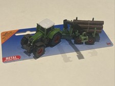 Siku 1:55 Scale Tractor-Crane-Log Trailer 1:55 Scale Die-Cast/Plastic 1645 NIP