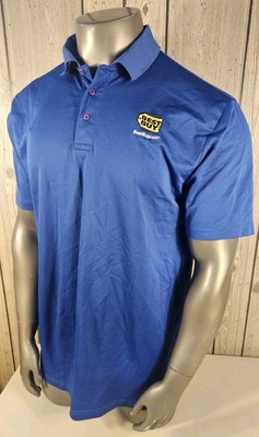Best Buy Store Employee Polo Shirt Mens 2XLT Blue Workwear Tall