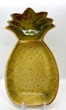 VTG California Pottery, USA Pineapple Fruit and Dip Party Serving Bowl