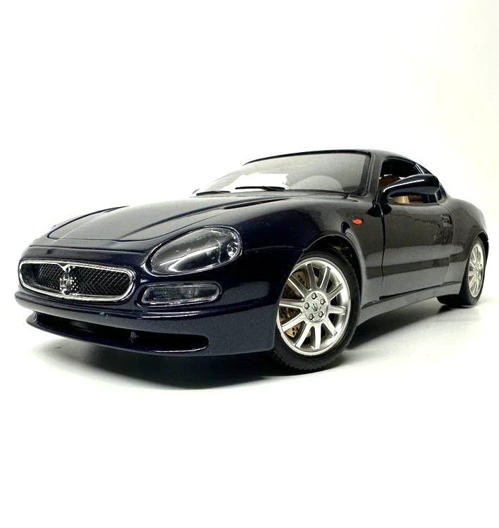 ✅Voiture 1/18 Burago Maserati 3200gt Bleu Bburago Die-cast Model Car 1:18 - Photo 2/2
