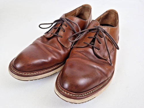 203520 PF50 UPTON MEN SHOE 12 M WHISKEY LEATHER LACE UP BY JOHNSTON & MURPHY