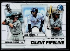 2020 Bowman Micker Adolfo / Luis Robert / Andrew Vaughn Talent Pipeline #TP-CWS