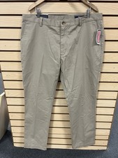 NWT Vineyard Vines Khaki Stretch Breaker Pant Size 40 x 32 Dress Pants Flat Fron
