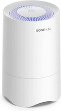 ROSEKM Small Air Purifier for Home Bedroom, Oil Diffuser AP001R