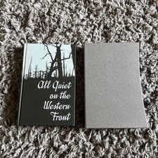 All Quiet On The Western Front Erich Mari Remarque Hardback Folio Society