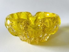 ✅ Elegante guscio in vetro di Murano Pulegoso e polveri d’oro Barovier Seguso