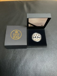 WMF 2026 England World Money 1Oz Queen Elisabeth Unseen Effigies PP 150 SIGNIERT