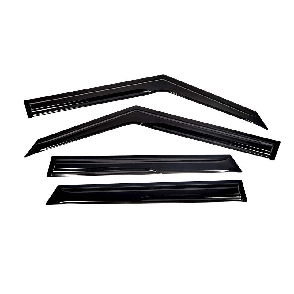 Para Kia Soul 2020-2025 KDM Mugen Style protetores de chuva viseiras de janela defletores de ventilação - Imagem 2 de 4