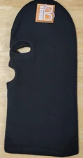 Three Hole Face Ski Mask, 3 Hole Face Mask, Toboggan Broner 64-321 Black
