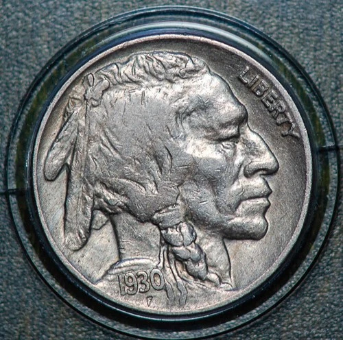 1930 5-legged Doubled Die Reverse Buffalo Nickel XF-AU